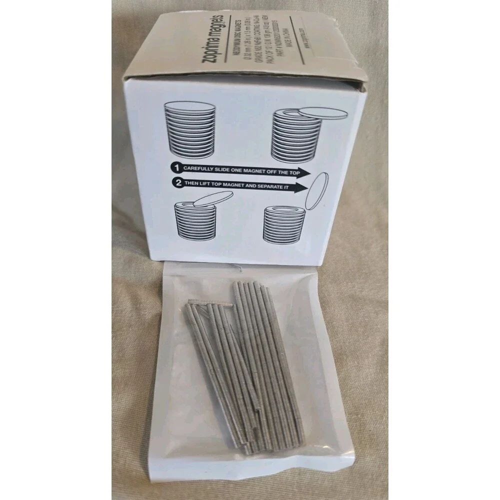 Zoprima Magnets Neodymium N52 Disc Powerful Rare Earth Magnets